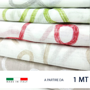 Tendina stampata 100% poliestere.