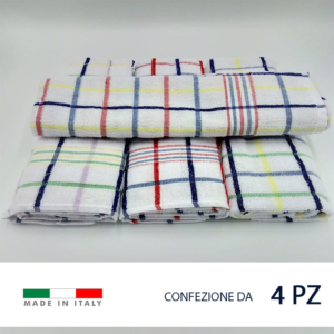 Set di  asciugamani in spugna di puro cotone, di altissima qualità e 100% produzione italiana.