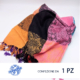Sciarpa pashmina multicolor, 100% viscosa. Dimensioni 70×200 cm