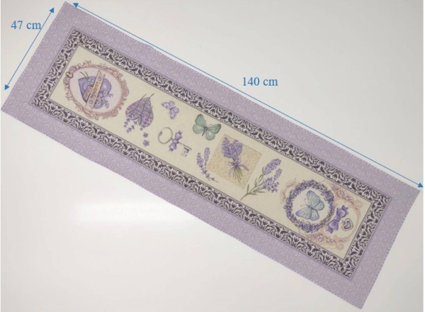 Runner da interno in tessuto Gobelin, 70% cotone 30% poliestere; non idrorepellente